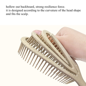 Rỗng Vent thiết kế Tóc Lược ướt & khô sử dụng xoăn tóc detangle mịn Hollow ra bàn chải tóc - Product Image 2