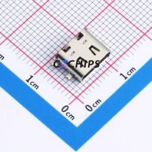 TYPE-C-QTWT-16P USB Connector SMD Connector ( Connector Type: Type-C )( Gender: Female )( Mounting Type: Horizontal Mount ) - Product Image 1