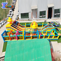 Parc à thème gonflable, château gonflable, aire de jeux gonflable, grande structure gonflable, château gonflable géant, structure de saut gonflable