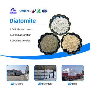 Tierra de Diatomeas Blanca, Amarilla <span class=keywords><strong>y</strong></span> Gris CAS 68855-54-9, Polvo de Diatomita para Tratamiento de Filtros de Aceite, Caucho, Cerveza, Kieselguhr, Celite 545 - Product Image 2