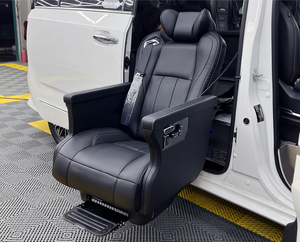 Siège de voiture de luxe en cuir sans barrière pour véhicules utilitaires, modèles Vito Alphard, avec design <span class=keywords><strong>rotatif</strong></span> et élévateur - Product Image 2