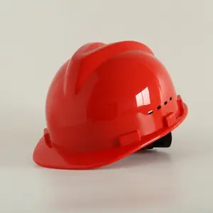 דגם V קסדת בטיחות תעשייתית נושמת כלכלה ABS בנייה כובעים קשיחים