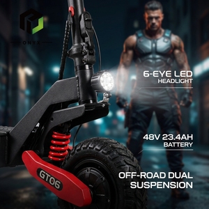 Trottinette tout-terrain pliable Arwibon GT08 GT06 1200W 2400W avec déverrouillage par carte NFC, vitesse 50 km/h, haute performance, conçue pour les professionnels - Product Image 1