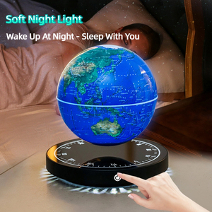 <span class=keywords><strong>Luce</strong></span> magnetica levitante LED <span class=keywords><strong>terra</strong></span> 3D pianeta <span class=keywords><strong>luce</strong></span> notturna con Touch Control Plug-in per camera da letto bambini uso domestico - Product Image 3