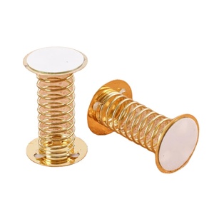 批发亚克力金属配件弹簧底座双面胶摇摆音乐Diy玩具装饰配件摆件 - Product Image 1