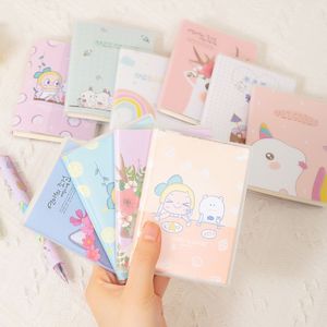 Cute Cartoon <b>Notepad</b> With Rubber Sleeve Portable Student Notebook Gift For Kids Japanese Korean Style - Product Image 2