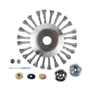 8 pollici e 10 pollici <span class=keywords><strong>filo</strong></span> di acciaio rotativo <span class=keywords><strong>decespugliatore</strong></span> testa universale ricambio erba lama taglierina <span class=keywords><strong>per</strong></span> stringhe - Product Image 1