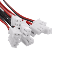 Conector USB de 2 Pines Mini Micro JST XH2.54mm 24AWG Macho/Hembra de Latón con Cables de 150mm 12V