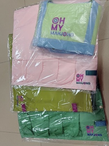 Sac de transport pliable et durable en toile écologique pour Mahjong américain, avec bandoulière, grande capacité pour 4 joueurs - Product Image 6