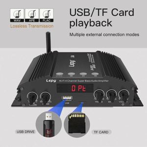 X4 Factory 3-Channel 2.1 Mini Digital Home Amplifier BT Compatible CE Certified Aluminum Alloy Stereo Subwoofer Amp - Product Image 5