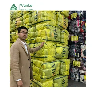 Factory Wholesale Good Condition Korean Bales Mixed Used Clothing Clothes, Mixed Lightweight Used Clothing Singapore