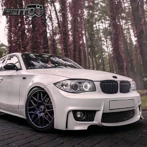 Nouveau 08-11 pour Série 1 E82/<span class=keywords><strong>E87</strong></span> <span class=keywords><strong>1M</strong></span> Ensemble de pare-chocs avant avec kit de pare-chocs large - Kit de carrosserie en plastique à visser Mise à niveau - Product Image 4