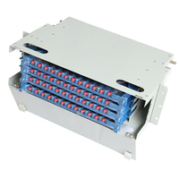 Vente flash : Cadre de distribution optique à fibre optique à montage en rack 19 pouces, 12/24/48/72/96/144 ports ODF SC/FC/LC/ST