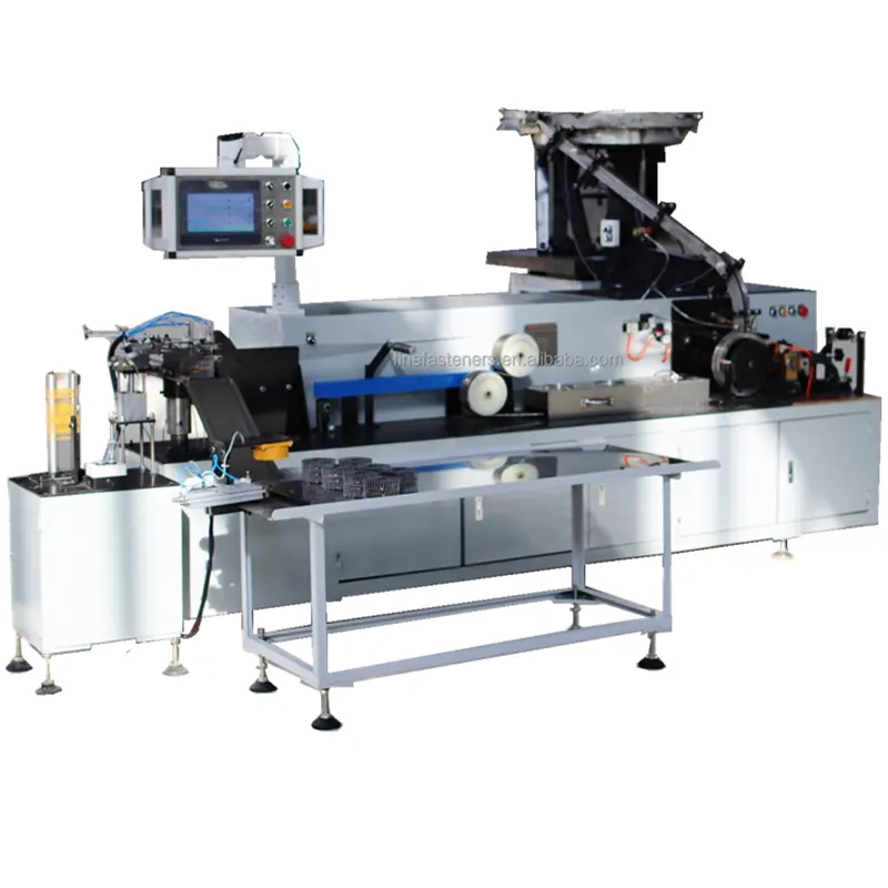 Automatic coil nail making machine with rubber binding nail production line setup machinery
