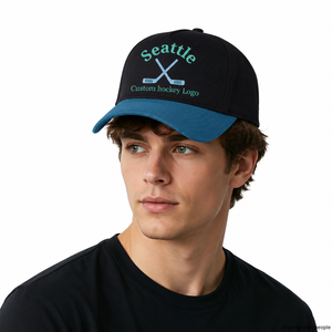 Gorra de Hockey sobre Hielo Personalizada con Logotipo de Los Ángeles, Diseño de Alta Calidad OEM, Unisex, Gorra de Béisbol con Diseño de Palo de Hockey - Product Image 6