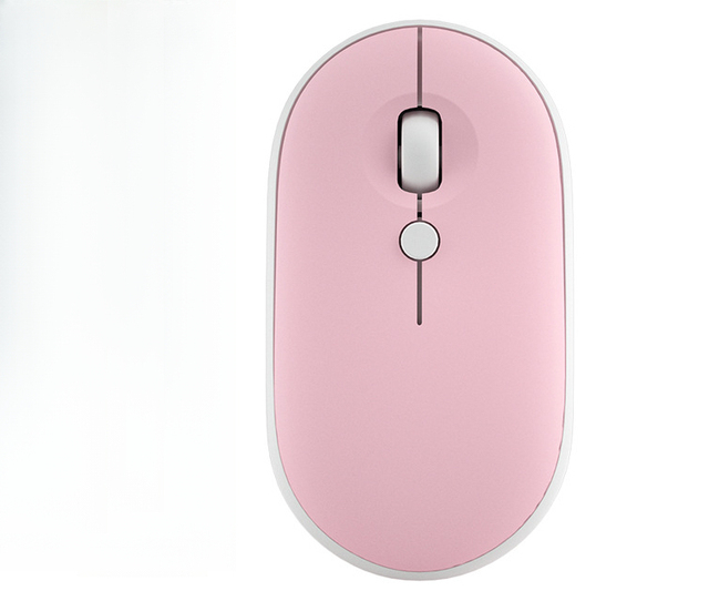 Ergonomic Wireless BT USB Mini Mouse Women Custom Colorful Pattern Silent Click Comfort Grip Office Gaming Use
