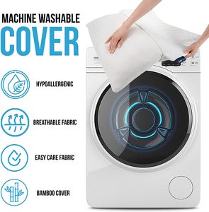 Gối Ngủ Tốt Nhất 2022 Gối Tre <span class=keywords><strong>Gel</strong></span> Làm Mát Bằng Mút Non Cổ Tử Cung Cho Người Ngủ Bên - Product Image 5