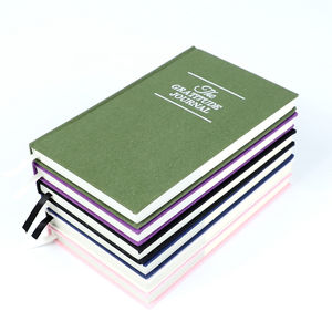 Carnets de notes en gros personnalisés A5 avec couverture en tissu de lin pour sublimation, colorés, pour la gratitude - Product Image 2