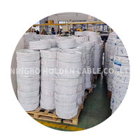 Rvv kabel daya 2 3 Core 0.5mm 0.75mm 1.0mm 1.5mm 2.5mm Pvc kawat terisolasi kabel fleksibel