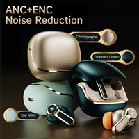 Écouteurs intra-auriculaires T21 ANC TWS avec réduction de bruit, écouteurs sans fil, écouteurs Bluetooth, casque Bluetooth