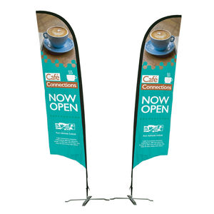 Gran oferta, banderas de jardín baratas, publicidad de poste de fibra de vidrio, Bandera de hoja de playa, banderas de plumas personalizadas - Product Image 3