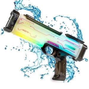 Nouveau pistolet à eau électrique 2026 avec lumières LED et effets sonores, grande capacité, haute pression, jouets pour enfants - Product Image 1