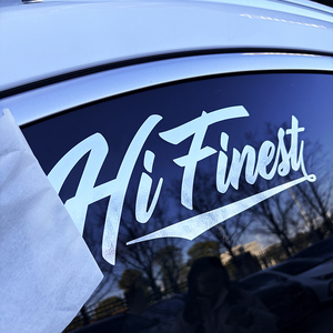 Popolare rimovibile impermeabile resistente UV vetro parabrezza <span class=keywords><strong>auto</strong></span> parabrezza decalcomanie trasferimento <span class=keywords><strong>adesivi</strong></span> per la stampa Logo - Product Image 5