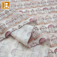 Tissu 100% coton personnalisé avec impression numérique BILU 80S, motifs arches coloniales