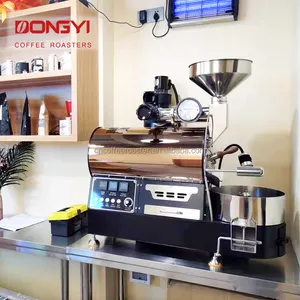 Cafeteira automática com 1kg, máquina de café para uso caseiro/máquina de engomar com gás lpg