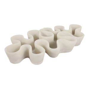 Ciotola in resina curva per decorazione tavolino da caffè, centrotavola contemporaneo, accessorio per sala da pranzo, decorazione per la casa - Product Image 2