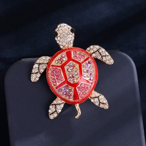 Broche <span class=keywords><strong>de</strong></span> Tortuga Pequeña <span class=keywords><strong>y</strong></span> Linda, Estilo Europeo <span class=keywords><strong>y</strong></span> Americano, Accesorios <span class=keywords><strong>de</strong></span> Ropa para Mujer, Joyería - Product Image 2
