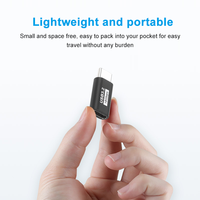 Adaptor Extender USB C, lurus 20Gbps 100W kabel ekstensi tipe-c profil rendah Thunderbolt pria ke wanita untuk perangkat USB-C