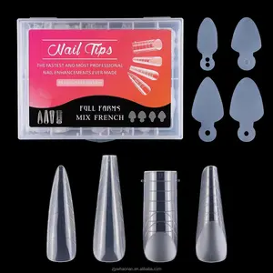 2023 best popular Nail Forms private label full covrer nail form tips for nail art