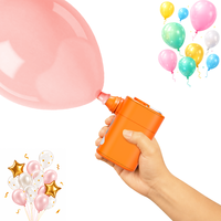 Pompe à air portable rechargeable pour gonflage de ballons longs avec débit d'air de 430 L/min et fonction de lumière de camping SOS