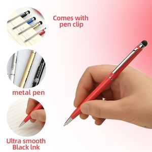 Stylos à bille personnalisés avec logo, corps en métal fin de 1,0 mm, encre noire, promotionnels, vente chaude, numériques, directement de l'usine - Product Image 4
