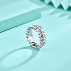 <span class=keywords><strong>GR51</strong></span> Bague de déclaration d'éternité pour femmes Bague de cocktail en argent sterling Coupe marquise Zircon cubique Pierre Blé CZ Bijoux Bagues fines - Product Image 6