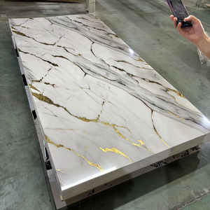 Cao bóng <span class=keywords><strong>UV</strong></span> tấm đá cẩm thạch Dễ dàng cài đặt dễ dàng làm sạch <span class=keywords><strong>UV</strong></span> Panel tường phong cách hiện đại bán buôn sang trọng <span class=keywords><strong>UV</strong></span> tấm PVC - Product Image 4