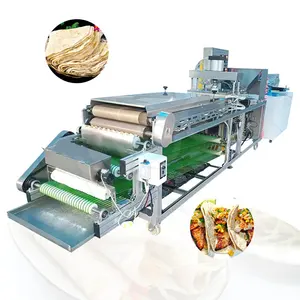 HNOC mesin pencetak Roti Tortilla tepung gandum tipis sepenuhnya otomatis mesin pres Roti Roti untuk penggunaan rumah