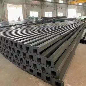 Nhà Sản Xuất Vuông 3M 4M 5M 6M 8M 10M 12M Thép Mạ Kẽm Ngoài Trời Đèn Cực Bài LED Thương Mại Bãi Đậu Xe Ánh Sáng Cực - Product Image 1