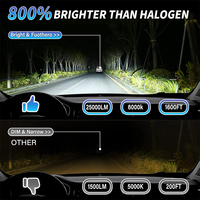 Faros delanteros de coche H1 H4 H7 H8 H9 H11 9005 9006 9012 bombilla de faro LED 320W 48000LM 6000K luz antiniebla LED blanca accesorios de coche