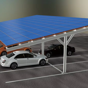 Sistema de Montaje de Carport Solar Moderno de Alta Calidad con Paneles Fotovoltaicos y Estructura de Estacionamiento, Resistente al Viento (60m/s) y a la Nieve (3KN/m) - Product Image 5