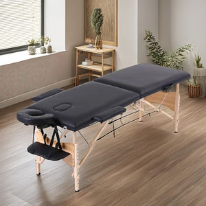 Portable réglable Salon de beauté visage <span class=keywords><strong>Reiki</strong></span> lit pas cher pliant en bois jambe <span class=keywords><strong>Table</strong></span> de <span class=keywords><strong>Massage</strong></span> salon Portable Spa Acupuncture - Product Image 1