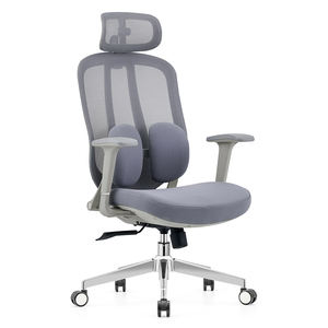 Silla de Oficina Ergonómica Moderna de Malla, Soporte Lumbar Autoajustable, Elevación a Gas Certificada Clase 3, Base Giratoria con Respaldo Abierto, Altura Ajustable - Product Image 3