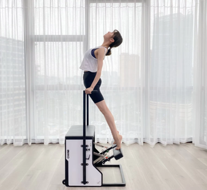 Chaise de Pilates INIKO W004C - Acier laminé à froid avec revêtement poudré, options noir/gris/noir et blanc, L750xL690xH720mm, 45kg, vente en gros Chine - Product Image 4