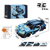 Voiture RC à construire soi-même 1:16, jouet de construction télécommandé 2.4G rechargeable pour enfants et adultes, vente en gros