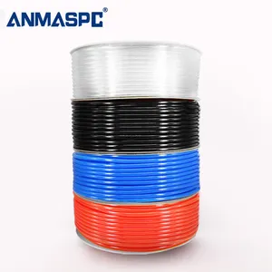 Anmaspc Polyurethaan Slang 4 6 8 10 12 14 16Mm 1/8 1/4 3/8 1/2 Pu Luchtbuis Pneumatische Pijp Met Vergulde Verpakking