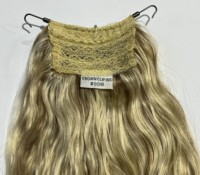 Queue de cheval blonde en gros, extension de cheveux humains, ondulation naturelle, cheveux Remy, double trame, en stock