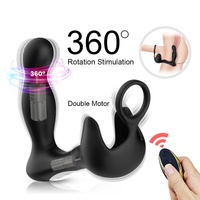 2023 nouveau vibrateur Anal avec anneau de pénis vibrant masseur de Prostate poussée godemichet Anal vibrateur pour hommes femmes jouets sexuels anaux