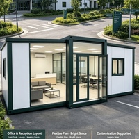Maison préfabriquée résistante aux tremblements de terre, étanche, en panneaux sandwich EPS, design contemporain, villa, abri pour voiture, entrepôt