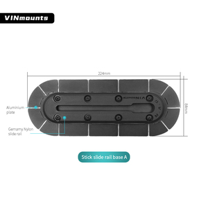Support de fixation multi-équipements pour console centrale de voiture, sans perçage, base adhésive 3M, compatible avec rotule en T - Product Image 2